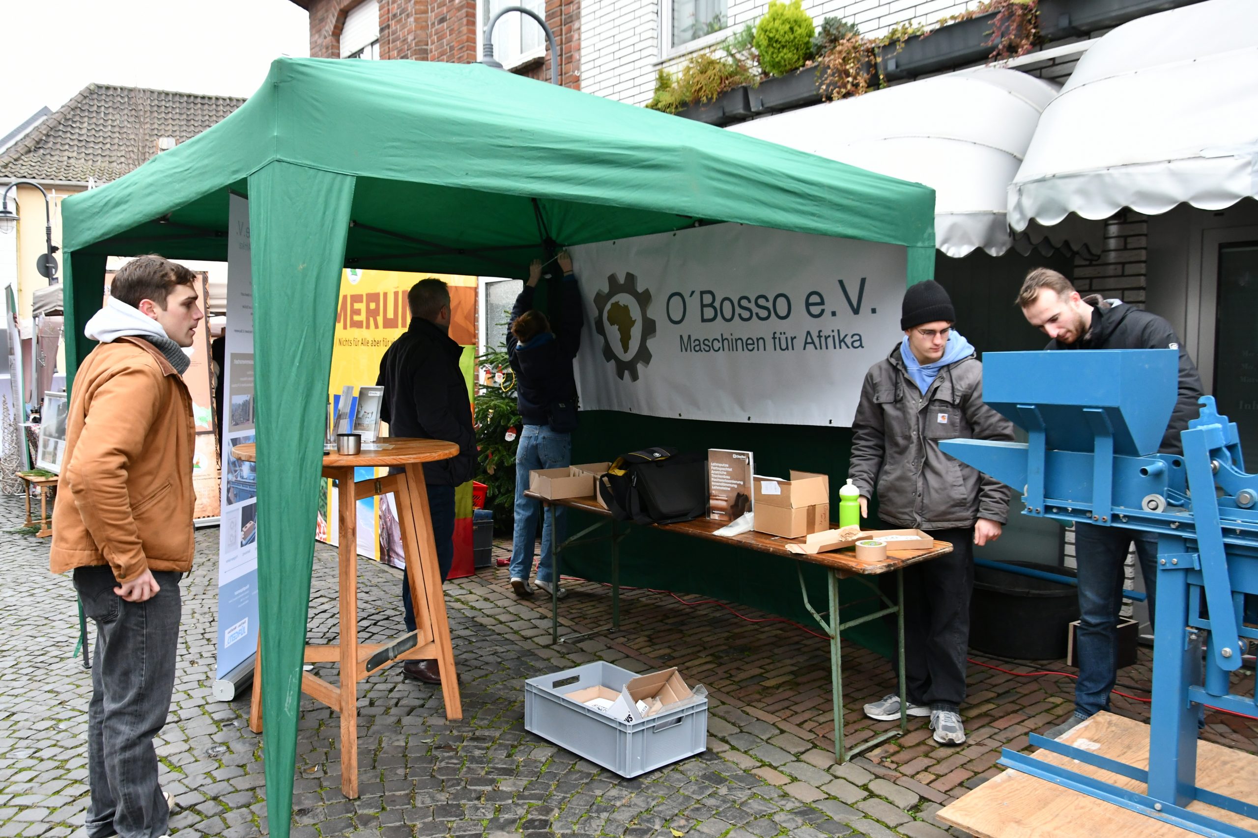 Pressevorstellung auf dem Nikolausmarkt in Meerbusch, Lank-Latum